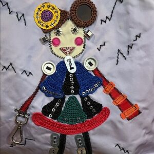 Prada Robot Purple Nylon Bag